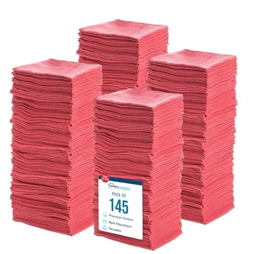 Amazon.com: Simpli-Magic 79101 Shop Towels, 14"x12", 50 Pack, Cotton ...