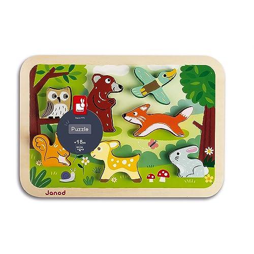 Janod Forest Chunky Puzzle – Petit Bazaar