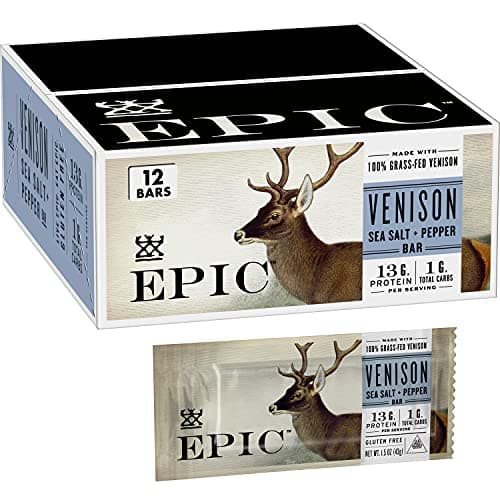 Amazon.com : EPIC Protein Bars, Bison Beef Sea Salt Pepper Paleo ...