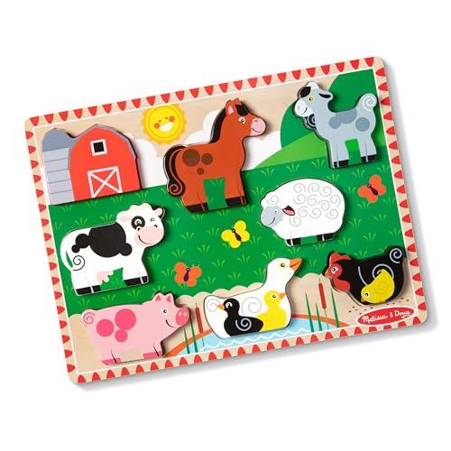 Buy Melissa & Doug - Farm Animals Chunky Jigsaw Puzzle