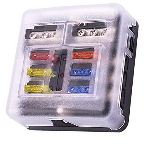 6 Way Fuse Block,12V Blade …