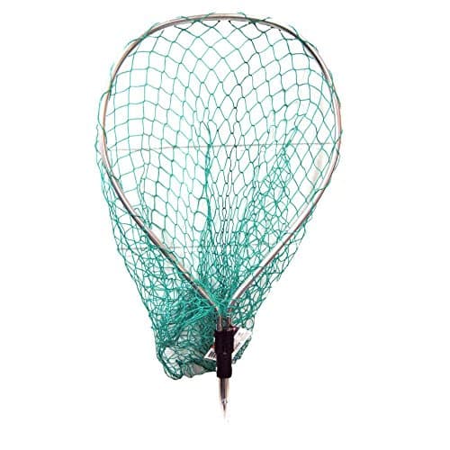 Beckman Adjustable Handle/Coated Nylon Landing Net - Green/Silver, 22in ...