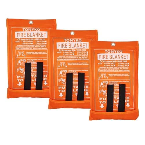 Snapklik.com : Tonyko Fiberglass Fire Blanket For Emergency Surival ...
