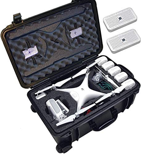 Amazon.com: Case Club Pre-Cut Waterproof Drone Case with Wheels ...