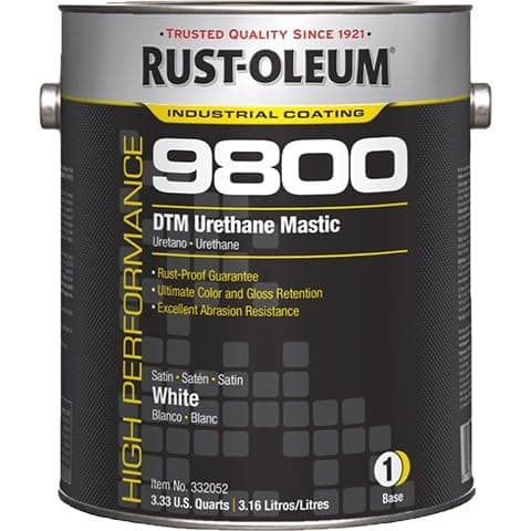 High Performance 9800 System DTM Urethane Mastic 9801419 Rust-Oleum ...