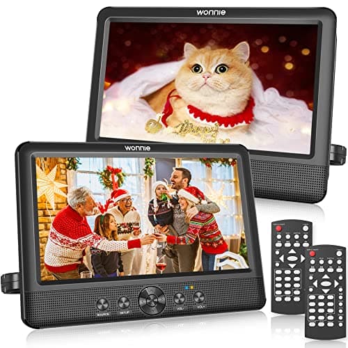 WONNIE 10,5 pouces lecteur DVD portable