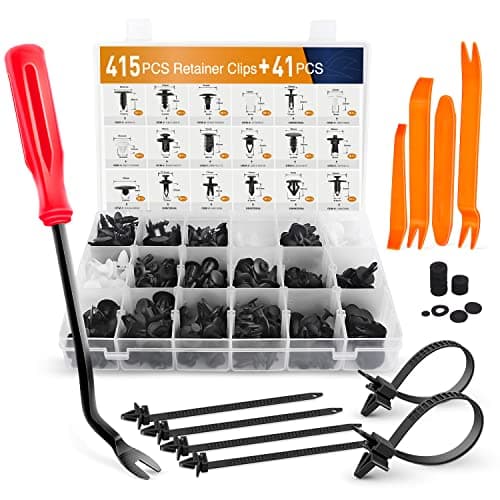GOOACC 415 pièces kit de clips de retenue à poussoir pour voiture