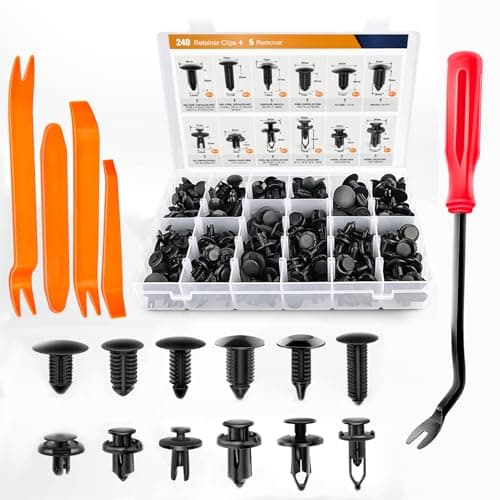 GOOACC kit de 240 pièces de clips de retenue pour pare-chocs