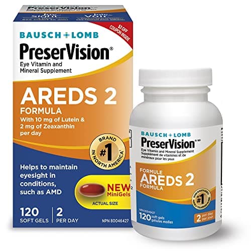 PreserVision® AREDS 2 Formula Eye Vitamin & Mineral Supplement, 60 ...