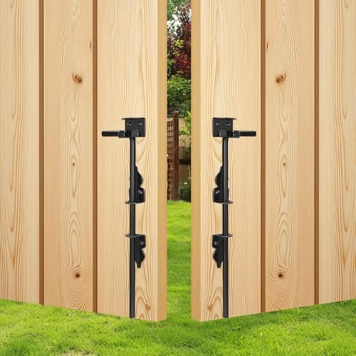 WORGEOUS Heavy Duty Cane Bolt Drop Rod For Fence Gate Wood Gate ...