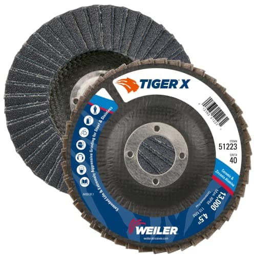 Weiler Tiger Ceramic Flap Disc