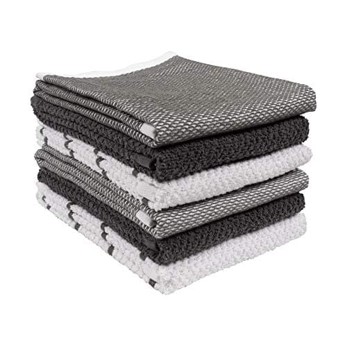 Amazon.com: KAF Home Soho Kitchen Dish Towel Set of 10 | 18 x 28 ...