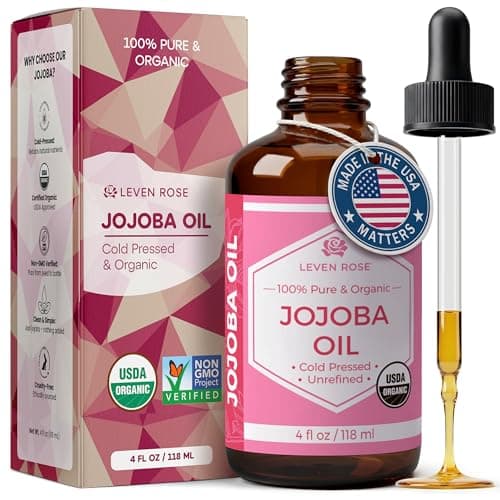 Leven Rose, 100% Pure & Organic Jojoba Oil, 4 fl oz (118 ml)