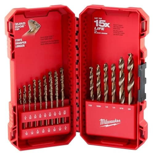 Milwaukee Shockwave Red Helix jeu de forets en cobalt