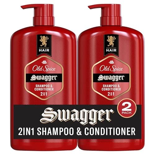 Old Spice Swagger 2-in-1 Shampoo and Conditioner, 39.9 fl. oz.pack of 2 ...