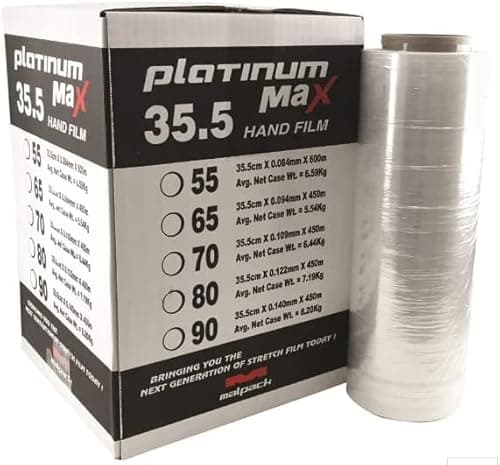 44" x 44" x 70" 4 mil Low Density Pallet Shrink Bags