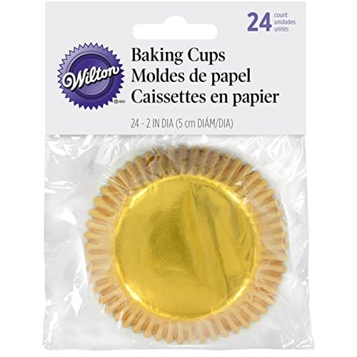 Wilton Gold Foil Cupcake Liners, 24-Count - Walmart.com