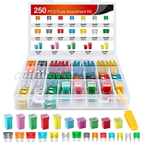 Nilight 140-Piece Car Fuse Assortment Kit with Fuse Holders