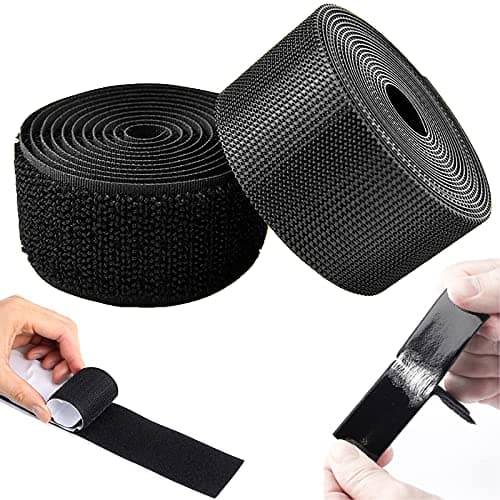 Strenco 2 x 4 Inch - 15 Sets - Adhesive Square Hook and Loop Tape ...