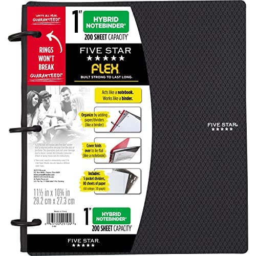 Five Star Flex Hybrid NoteBinder