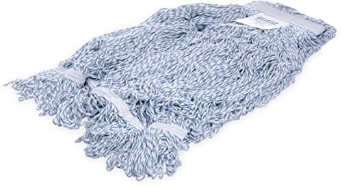 363321814 - Microfiber Wet Mop Pad 18" - Blue | Carlisle FoodService ...
