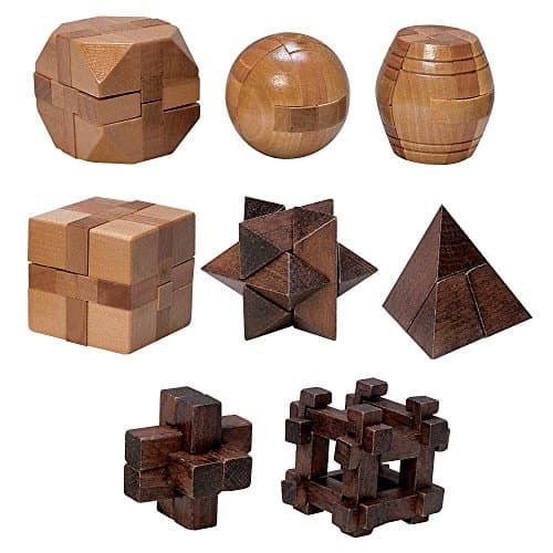 Set of 4: Wooden Puzzles| Bits and Pieces