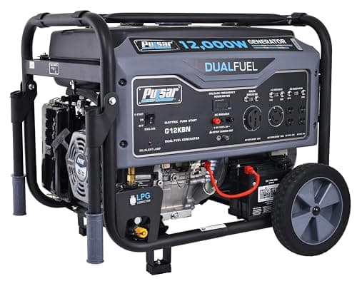 Pulsar G12KBN génératrice portable bi-carburant pour usage intensif