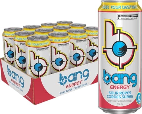 Bang Caffeine-Free, Birthday Cake Bash Energy Drink, Zero-Sugar Bang ...