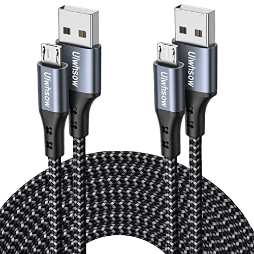 Micro USB Cable Syncwire Charger – [2-Pack 3.3ft/1M] 2.4A High Speed ...