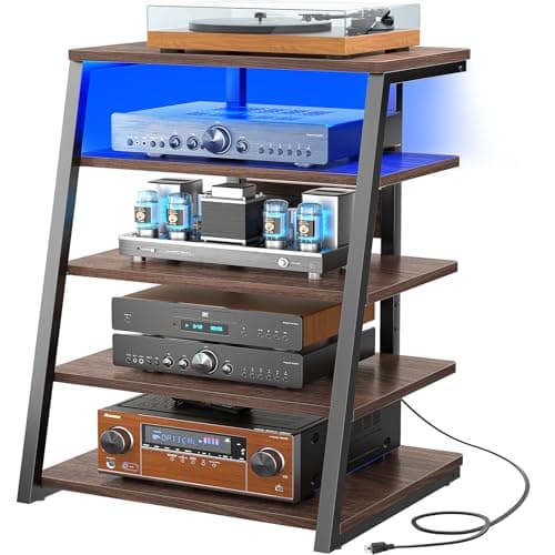 Armocity 5-Tier AV Media Stand Wit…