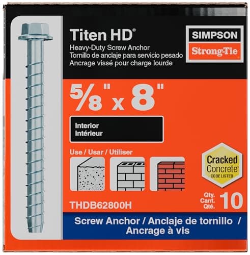 Simpson Strong-Tie Titen HD Heavy-Duty Screw Anchors