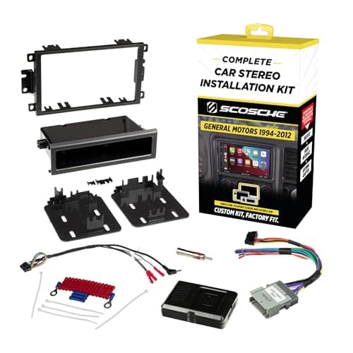 Amazon.com: Metra 95-8212 Double DIN Installation Kit (Silver ...