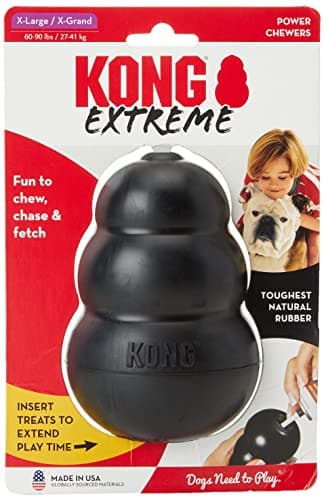Kong Extreme Rubber Dog Toy, Black XX-Large, Dogs over 85 lbs - Walmart.com