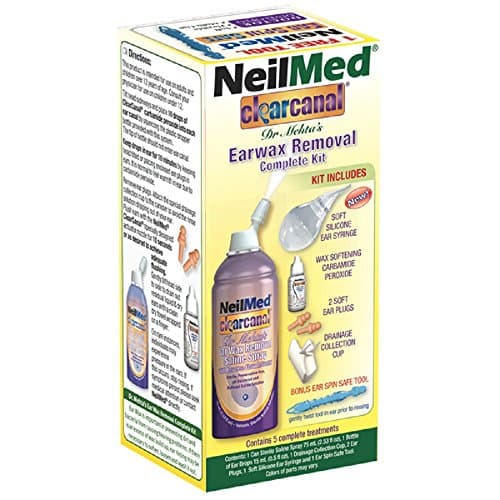 NeilMed Clearcanal Ear Wax Removal Kit, 75mL, 2.53 oz - Walmart.com