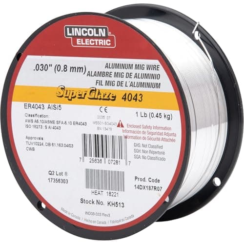 Welding Wire - Aluminum - Superglaze 4043 - 0.030" - 1 lb from LINCOLN ...