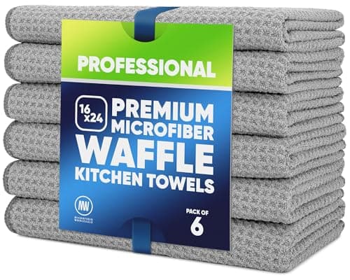 Kitchen Towels - Microfiber Waffle …