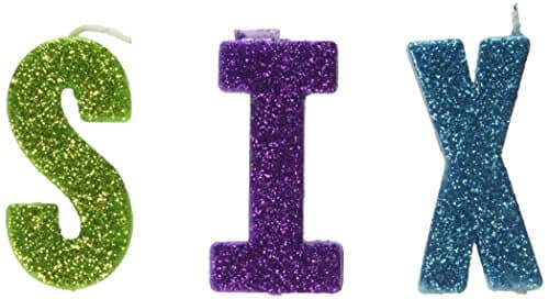 Amscan Glitter Theme Candles