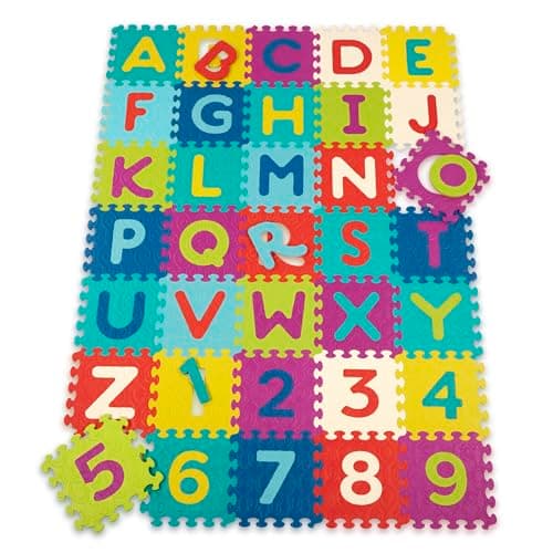 Alphabet Soft Play Mat Multi-Colour (30 pack) Soft Floor KIDS