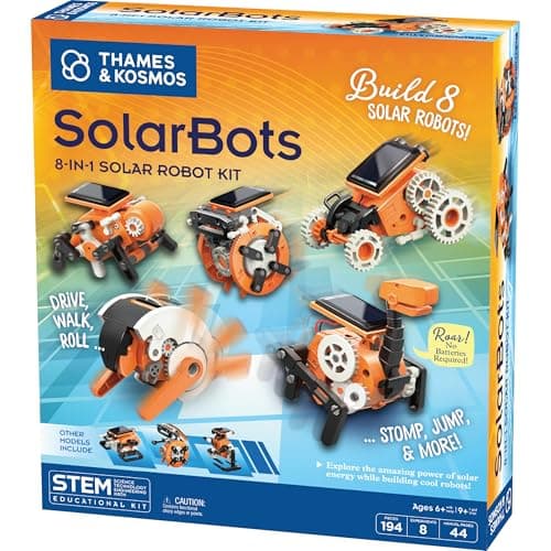 SolarBots: 8-in-1 Solar Robot Kit | Thames & Kosmos | STEMfinity