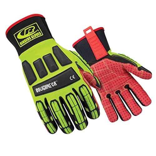 Ringers Glove -Lime Mechanics Gloves R14 - Size XXL | Property Room
