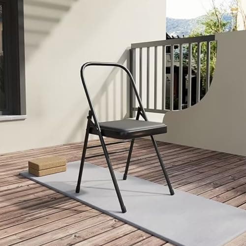 Folding Yoga Stretch Chair by Flex - Premium Yoga Support with Back ...