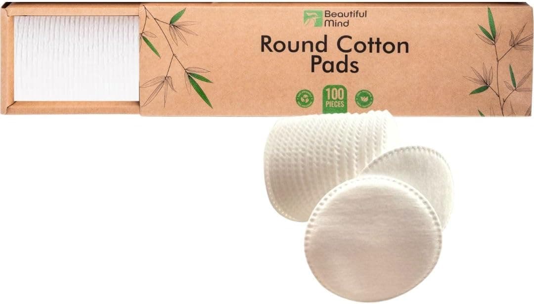 Amazon.com: Organic Cotton Rounds Makeup Remover Pads (100 Count) – 100 ...
