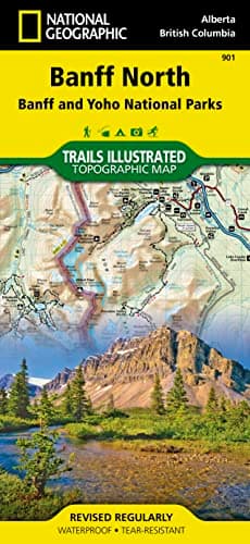 National Geographic Maps Trails Illustrated Map: Banff North (Banff and ...