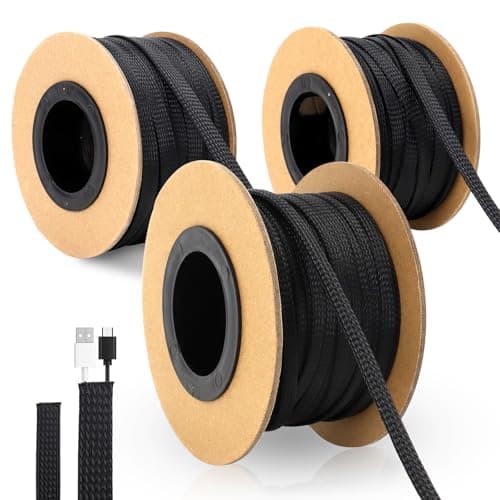 Durable Split Braided Sleeving for Cable Protection