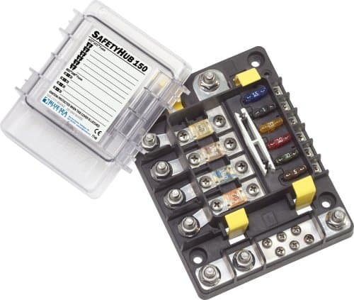 Blue Sea Systems 7748 SafetyHub 150 bloc de fusibles