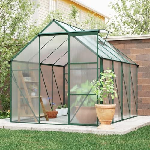 Rion 6x8 Sun Room 2 Greenhouse Kit - White (HG7508)