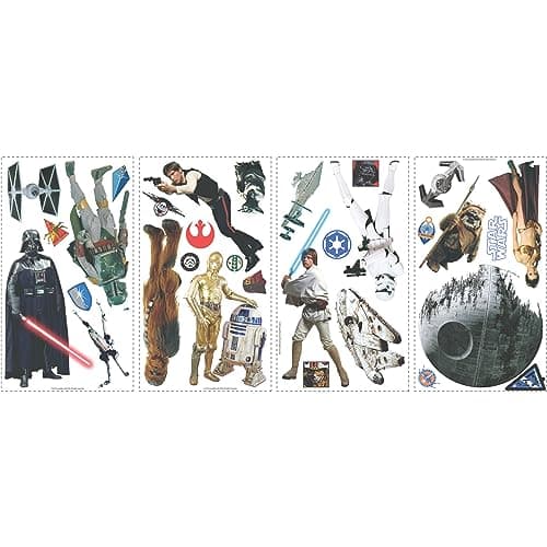 RoomMates Star Wars Classic Characters Peel and Stick Wall Decals