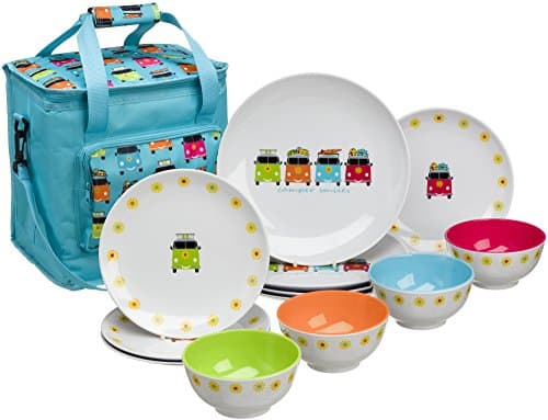 Flamefield Camper Smiles Melamine Set