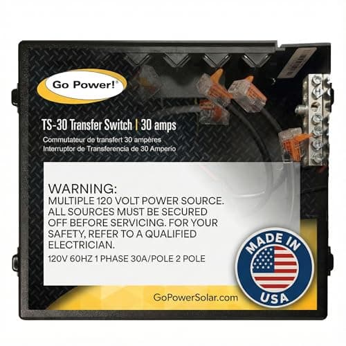 Go Power TS-30 interrupteur de transfert 30 A