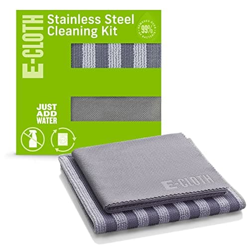 E-cloth Stainless Steel Cleaning Cloth - 2 Pack